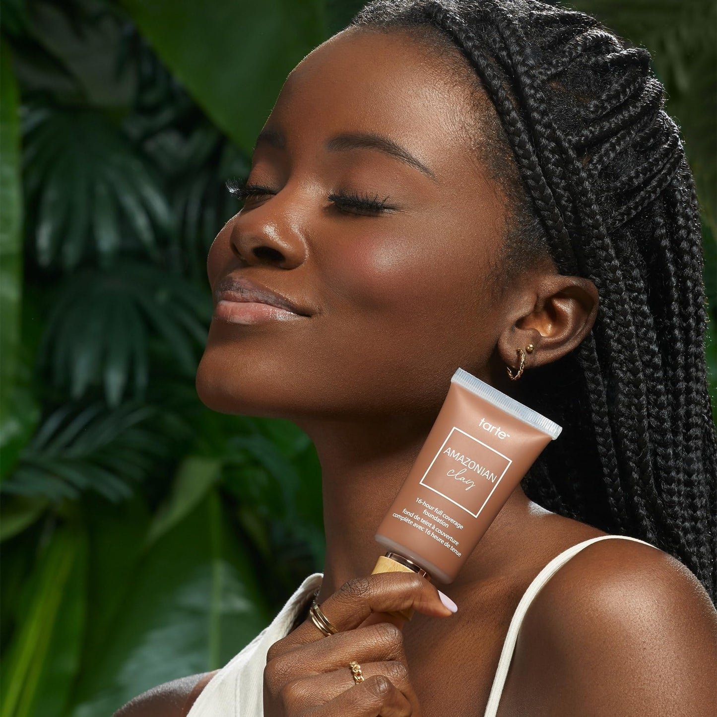 tarte Amazonian clay 16-hour Full Size coverage foundation – Matte Finish Foundation, Vitamin E for Hydration & Smooth Looking Skin, Vegan & Cruelty-Free, full size, ivory
