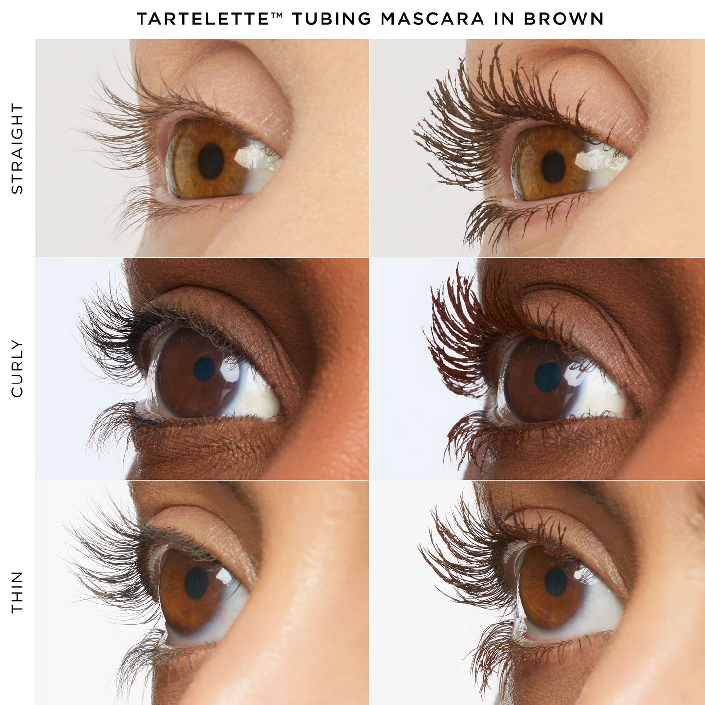 tarte tartelette tubing mascara – Lash Extensions in a Tube, Easy-to-Remove Eye Makeup, Clinically Proven to Volumize & Curl, 24Hr Smudge-Proof Longwear, Vegan & Cruelty-Free, full size, brown