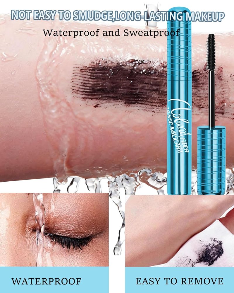Regine Switzerland Waterproof Mascara for Seniors - Lengthening & Volumizing for Thinning Lashes | Black, Hypoallergenic