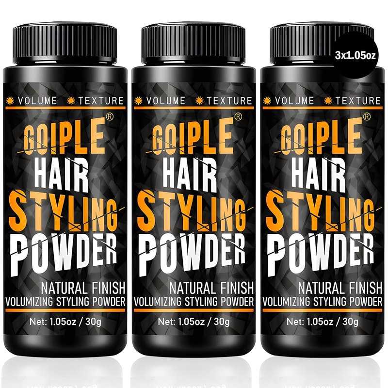 Goiple Hair Styling Powder - 3PCS Natural Look Volumizing & Texturizing 1.05oz | Flexible Hold, Easy Application