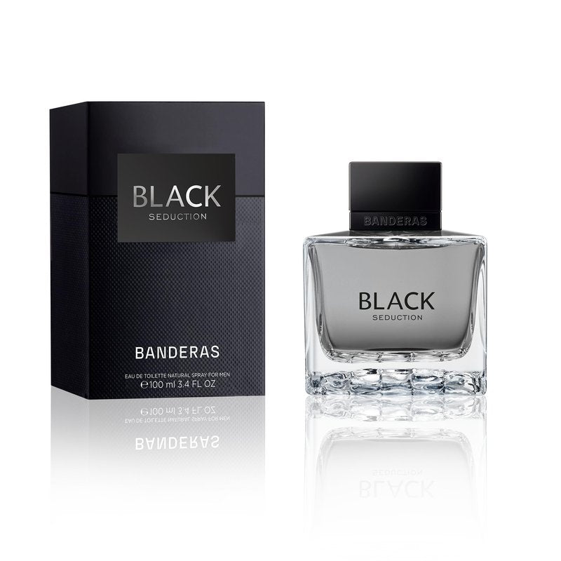 Antoino Banderas Seduction In Black for Men Eau-de-Toilette Spray, 3.4-Ounce