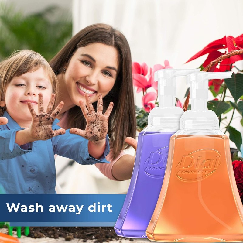 Dial Complete Antibacterial Foaming Hand Wash - Fresh Lavender & Citrus Sunburst | 15 fl oz (Pack of 4)