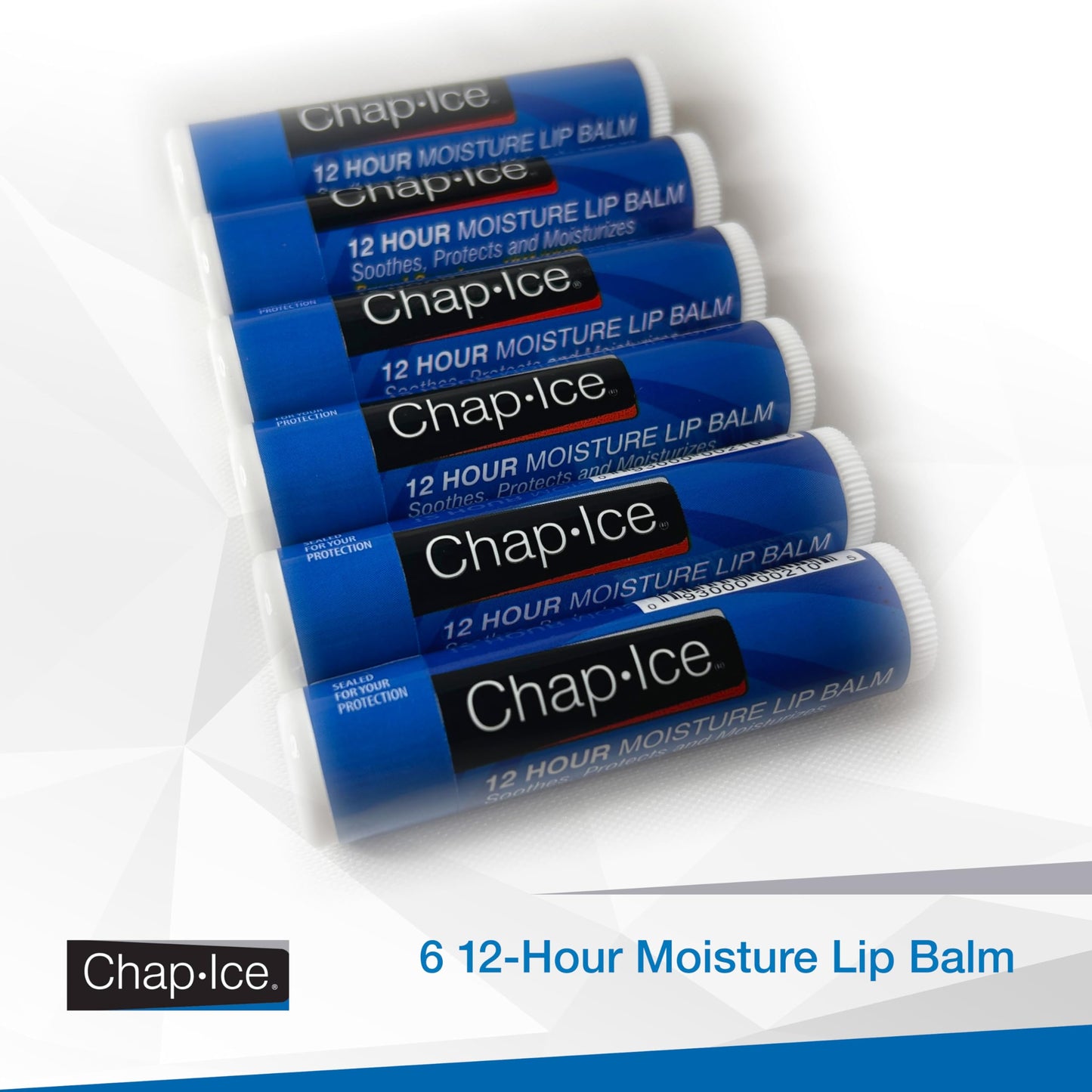 Moisturizing Lip Balm SPF 15 – 6 Pack Lip Balm Sticks, Hydrating & Protective Formula