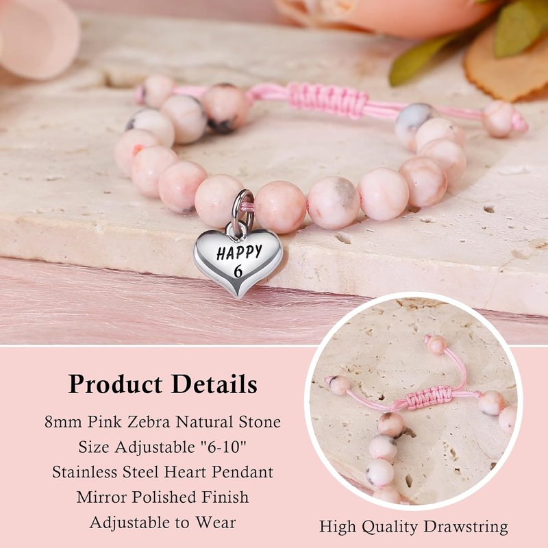 Beaded Bracelets for Girls - Adjustable Cross & Pearl Design | Perfect Birthday Gifts for Ages 1-16