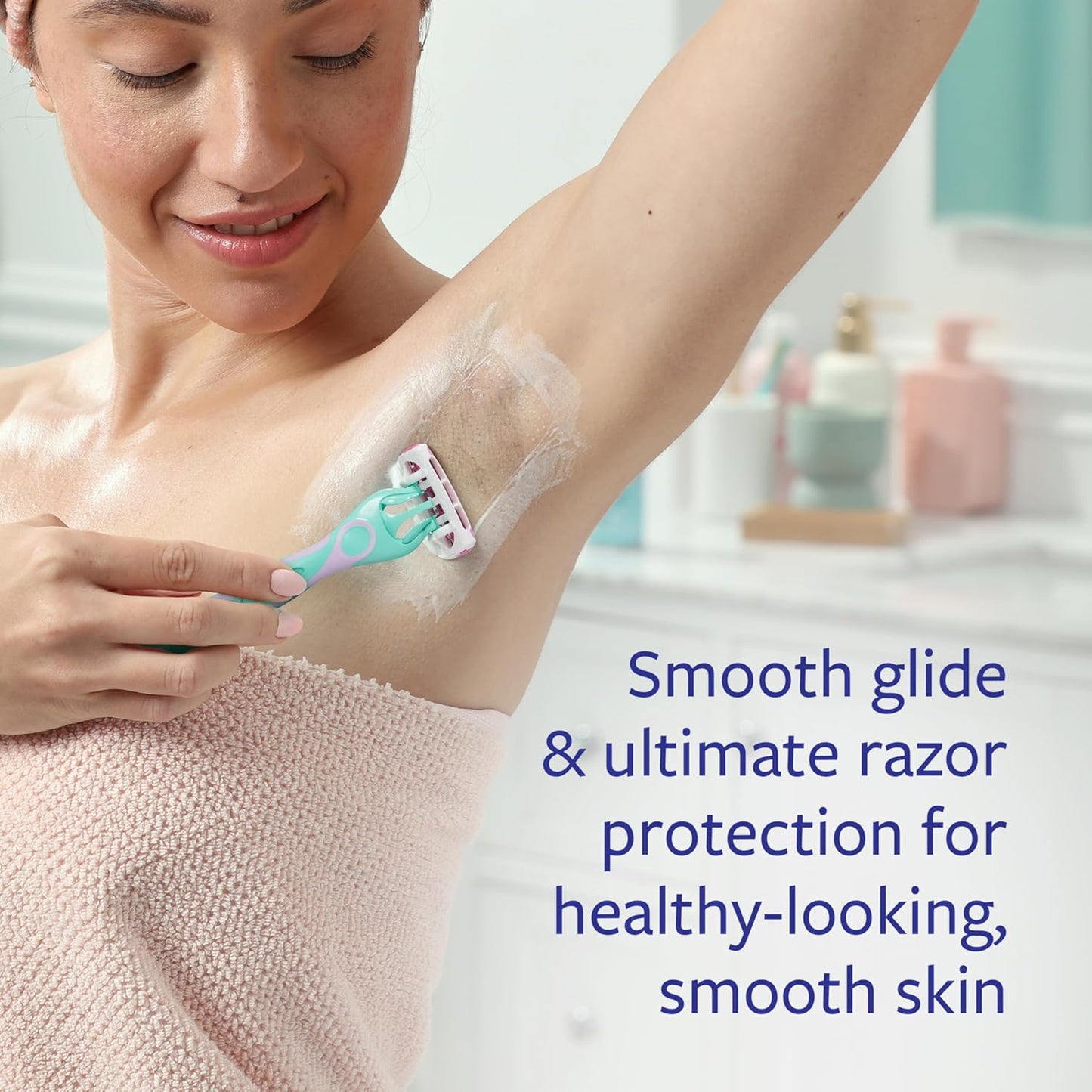 Skintimate Moisturizing Shave Gel for Sensitive Skin - 7 oz | With Vitamin E, Aloe & Olive Butter | 3 Pack