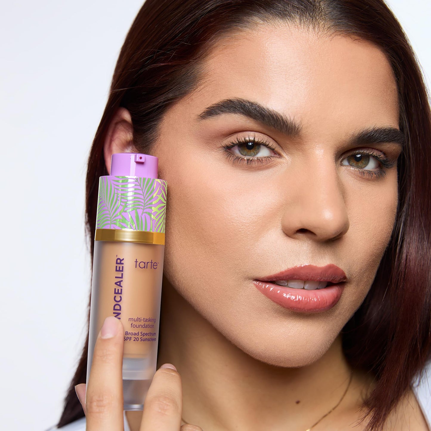 tarte babassu foundcealer dewy foundation Broad Spectrum SPF 20 Sunscreen – Foundation & Concealer in 1, Vegan Skincare Makeup, Medium Coverage, Cruelty-Free, full size, 36H medium-tan honey