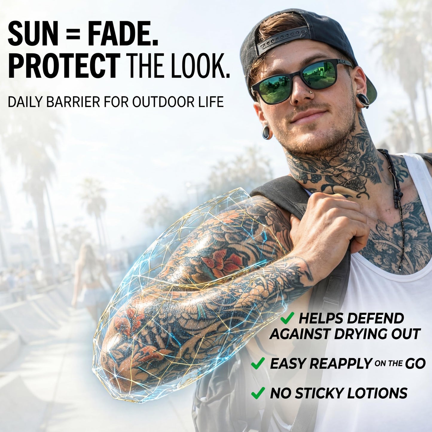 Tattoo Balm Stick Aftercare for Fresh & Old Tattoos, Healing Butter