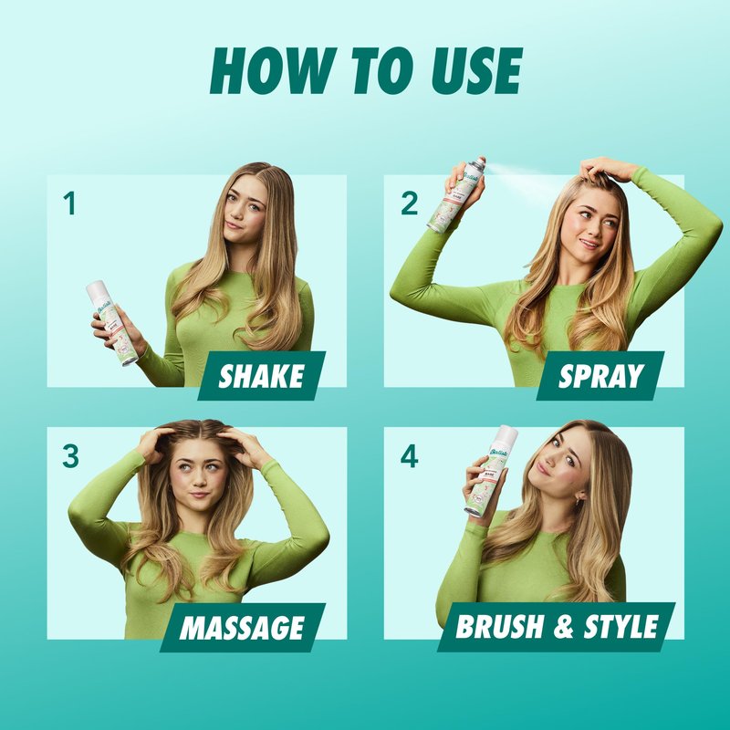 Batiste Dry Shampoo, Bare Fragrance, Refresh Hair and Absorb Oil Between Washes, Waterless Shampoo for Added Hair Texture and Body, 5.71 oz