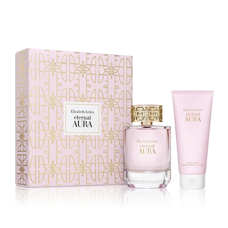 Eternal Aura Gift Set - Floral Amber Eau de Parfum & Shea Butter Body Balm | 3.3 fl oz for Hydrated Skin