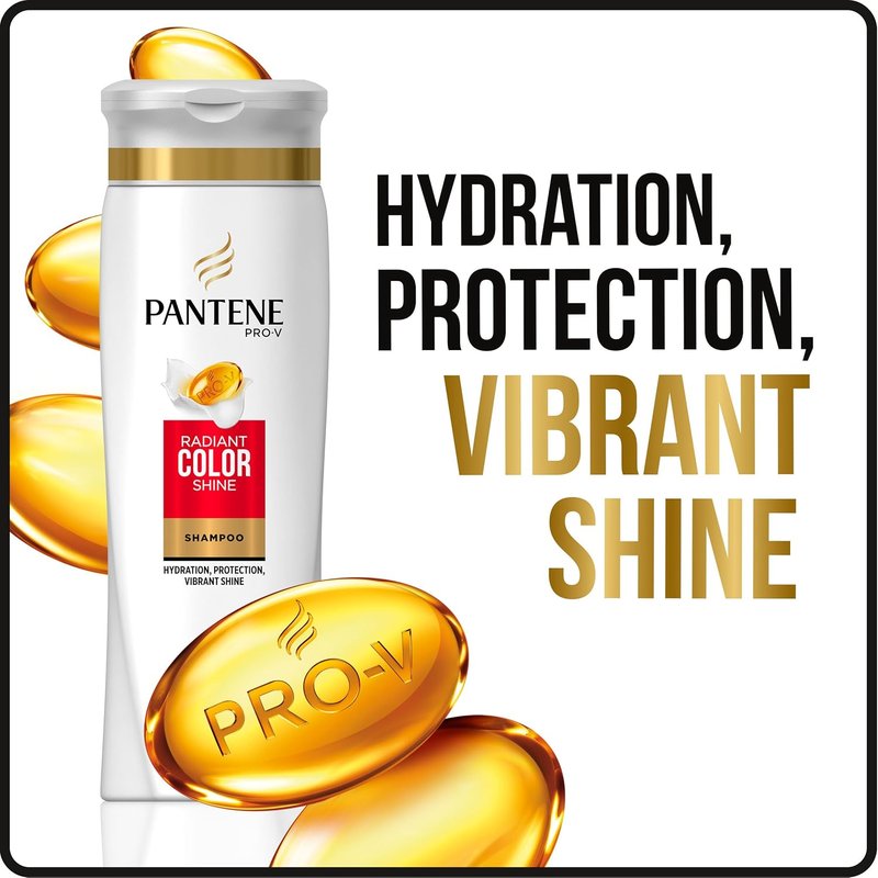Pantene Pro-V Radiant Color Shine Shampoo & Conditioner Bundle - Nourishing Formula for Vibrant Hair