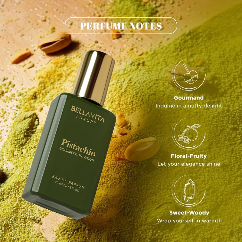 BellaVita Luxury Candy Kiss Perfume Set - 100ml + 3x20ml | Unisex Fragrance with Sweet & Spicy Notes, Long-Lasting Gift for Men & Women