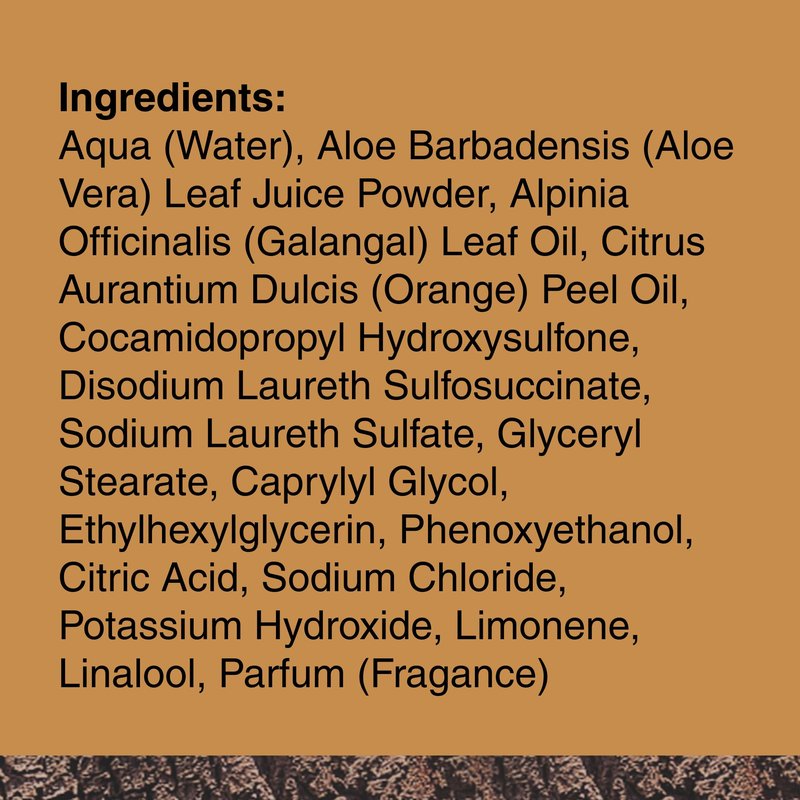 AM Beard & Face Wash - Sandalwood Scented - Gently Cleanses, Stops Itching & Flaking, Hydrates Dry Flaky Skin Under Beard - Naturally Derived Aloe Vera, Galangal, & Orange Peel - 6.76 fl oz