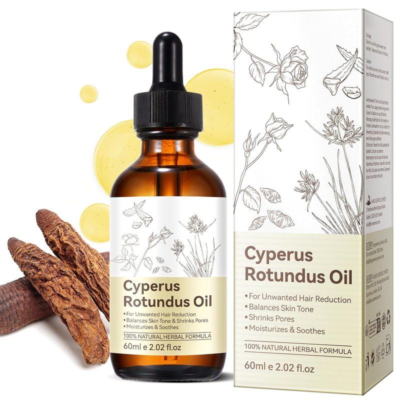 Cyperus Rotundus Oil - 100% Pure Natural Hair Removal Oil for Smooth Skin | 2.02 fl. oz.