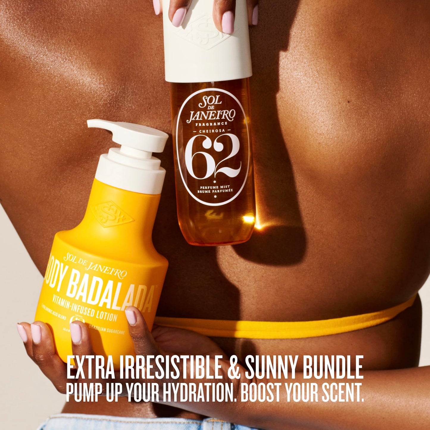 Sol de Janeiro Vanilla Lotion & Body Mist Bundle - Body Badalada Lotion & Cheirosa 62 Perfume Mist