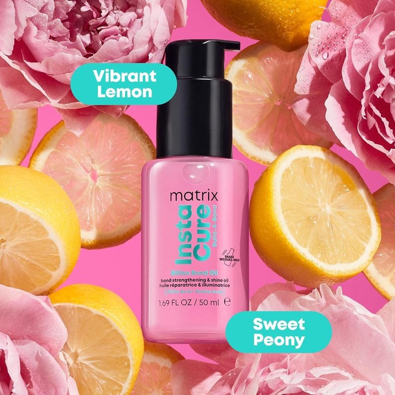 Matrix Instacure Build-A-Bond Oil - Professional Hair Repair for Severely Damaged Hair | 3.4 oz