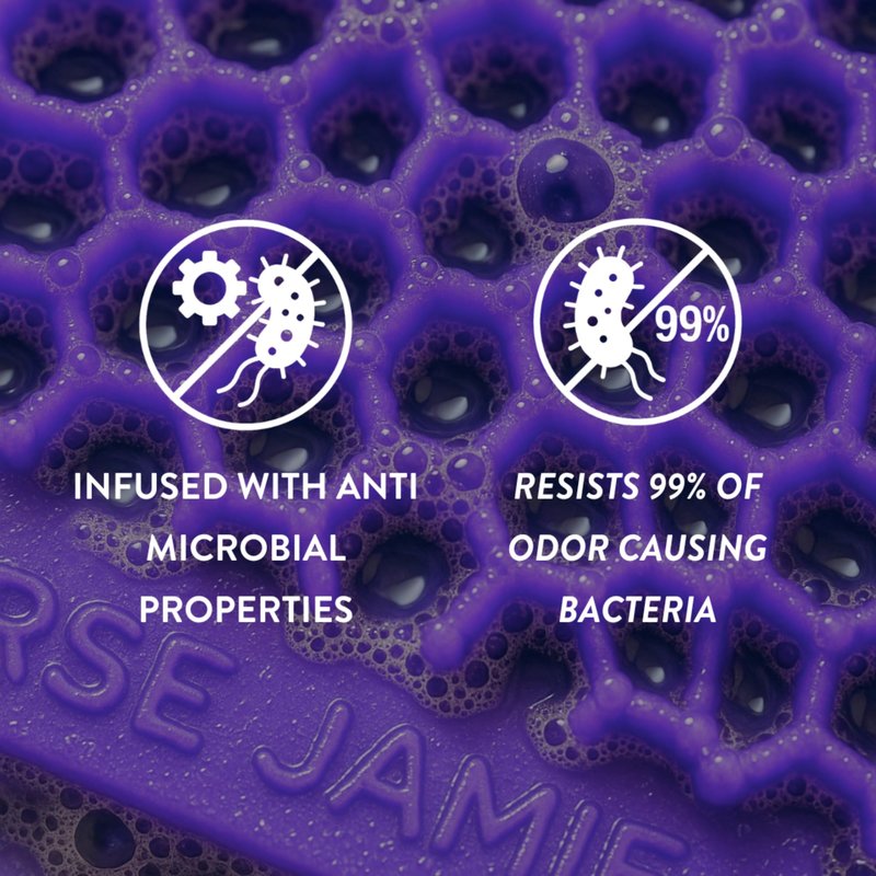 Nurse Jamie Exfoliband Silicone Loofah – Purple- Dual-Texture Exfoliating & Cleansing Tool for Smooth, Refreshed Skin