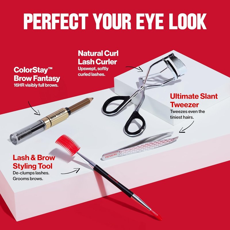 Revlon Dual Ended Lash & Brow Styling Tool - Eyelash Separator & Spoolie Brush, 1 Count