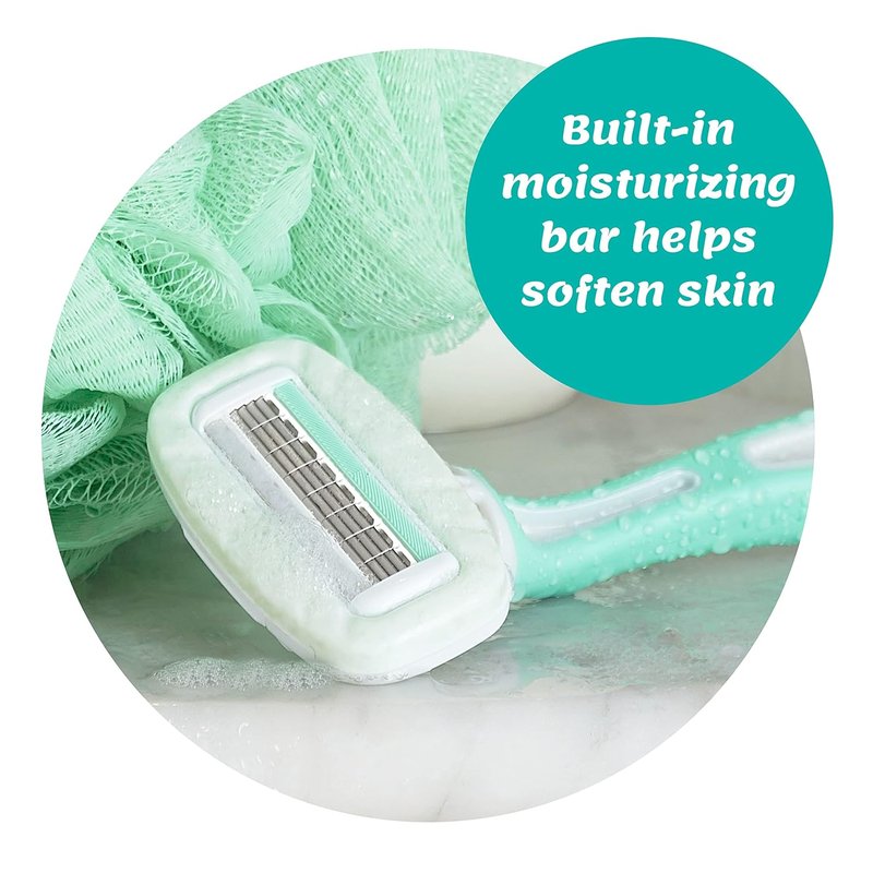 Schick Intuition Disposable Razors - Sensitive Skin with Aloe, 3 Count | Women's Travel Razors