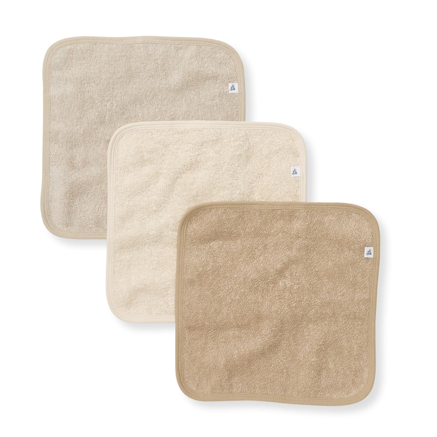 Burt's Bees Baby Washcloths for Infants, 100% Organic Cotton, Soft and Absorbent Knit Terry Face Towel, 9 x 9 in, 3-Pack