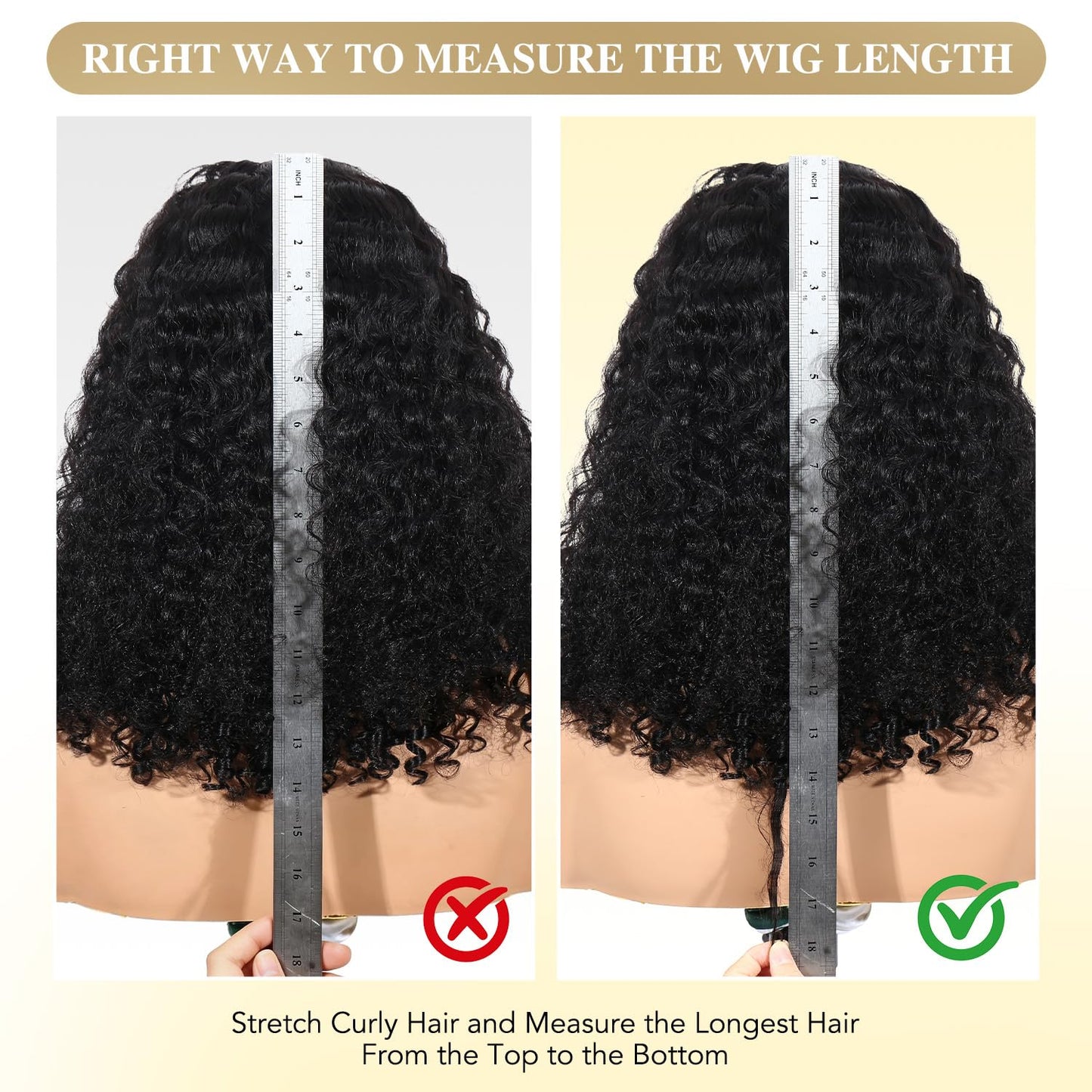 WIGNEE Burmese Curly Human Hair Half Wigs for Women 18 Inch 200% Density Glueless Deep Wave 3 In 1 Seamless Flip Over Half Wig Wear Go Drawstring Headband Wig with Spiral Ends Natural Color