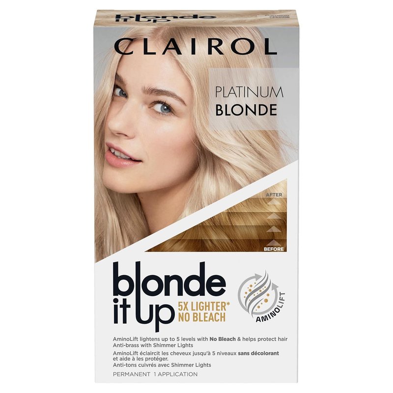 Clairol Blonde It Up Permanent Hair Dye - Platinum Blonde Color | Single Pack