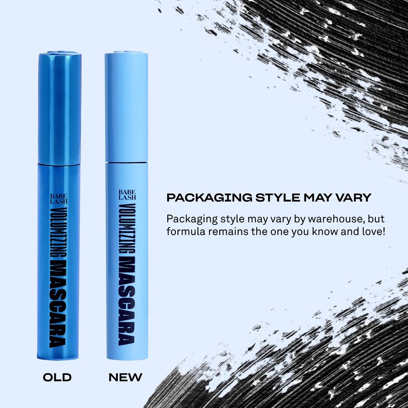 Babe Original Babe Lash Mascara - Smudge Proof, Long Lasting & No Clump Formula, Buildable Volume, Water Resistant, Dramatic Black (Volumizing Mascara)