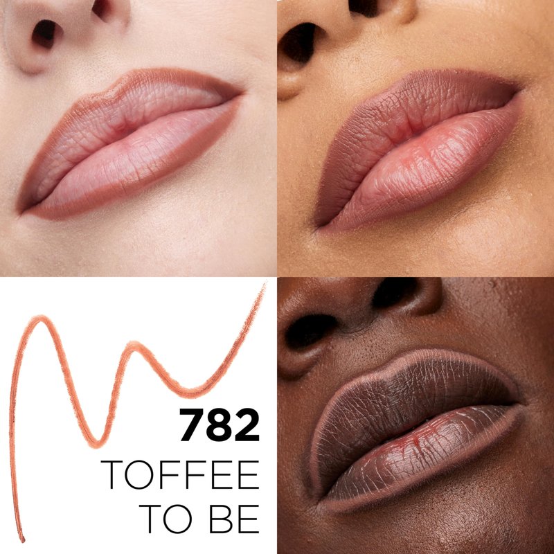 L'Oreal Paris Colour Riche Lip Liner Pencil, Creamy Lip Liner with Omega 3 and Vitamin E, 782 Toffee To Be (Warm Deep Brown)