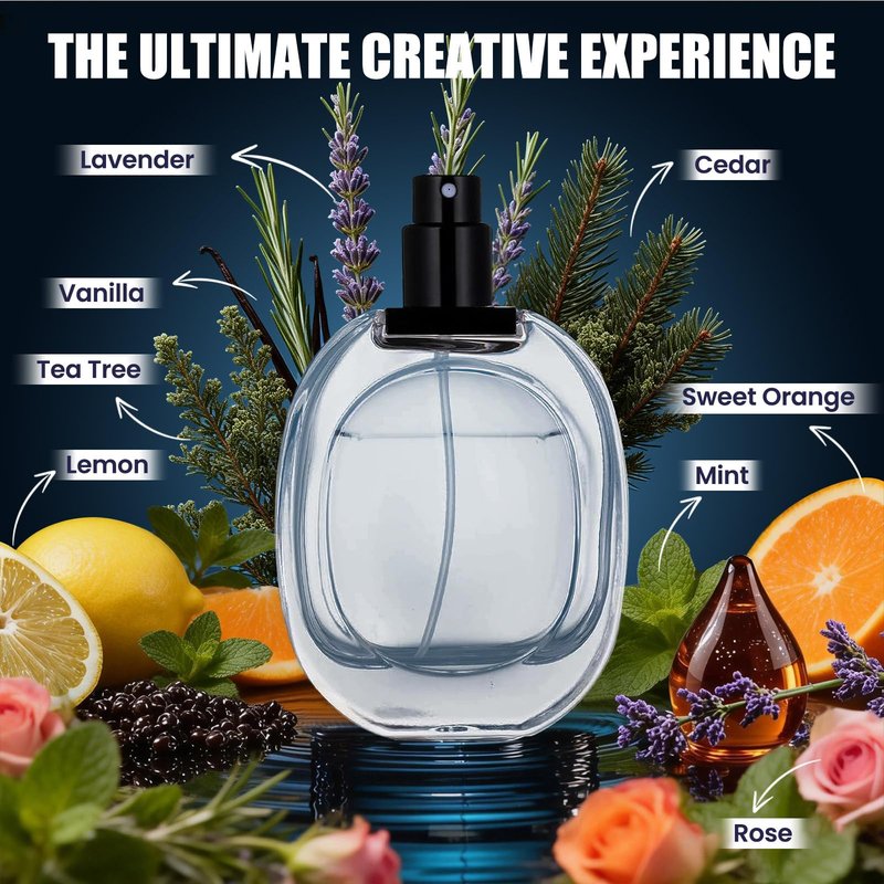 Gdblsm Perfume Making Kit- DIY Cologne Making Kit for Men, Make Your Own Scent with Essential Oil, Spray Bottle, Men's Fragrances Maker, Scent Set, Perfume Gifts for Women Girls Boyfriend