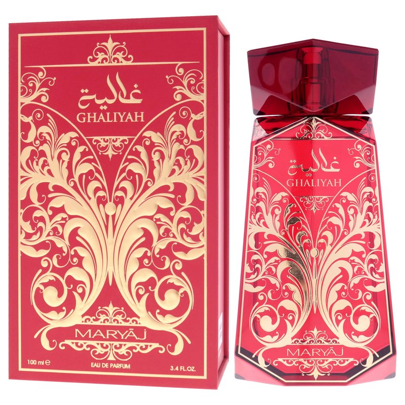 Maryaj Ghaliyah - Long Lasting Perfume for Men and Women - Musk Cologne for Men and Women - Fruity, Floral, Woody Fragrances - Eau de Parfum - 3.4 oz.