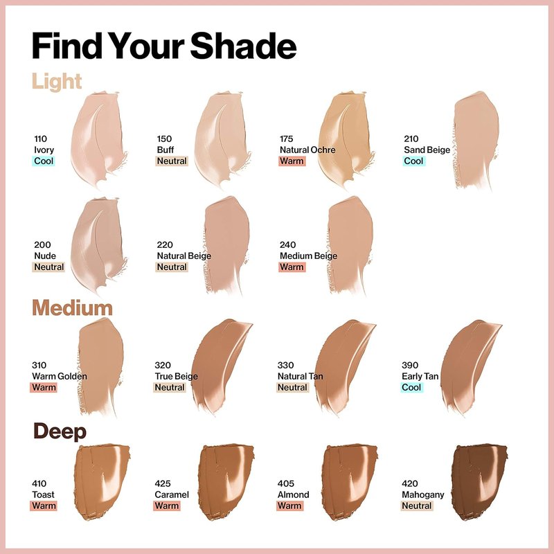 Revlon ColorStay Liquid Foundation - Longwear Full Coverage Makeup for Normal/Dry Skin | Oil-Free, Nude, 1.0 Fl Oz