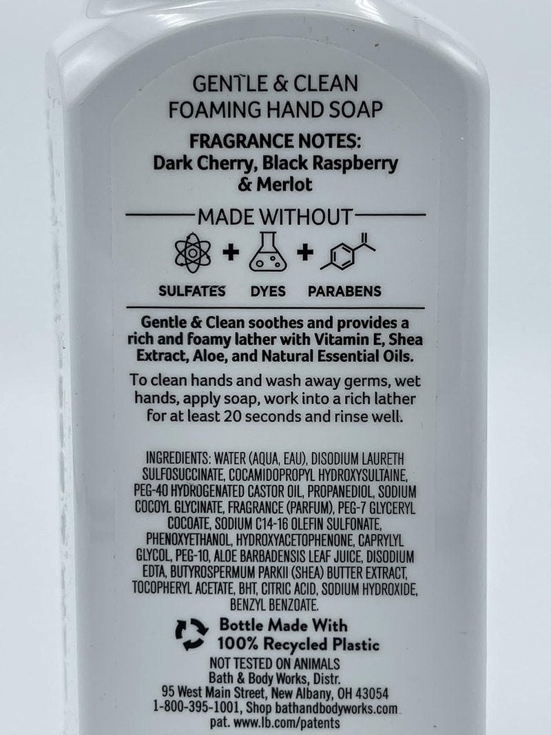 Bath and Body Works Foaming Hand Soap - Gentle & Clean, 8.75 fl. oz. | Variety 5-Pack