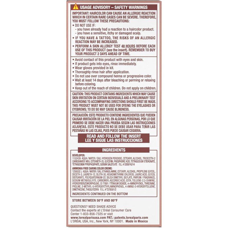 L’Oreal Paris Excellence Universal Nudes Permanent Hair Color, Ammonia Free Hair Dye for Gray Hair Coverage, 7N Natural Dark Blonde, 1 Hair Dye Kit