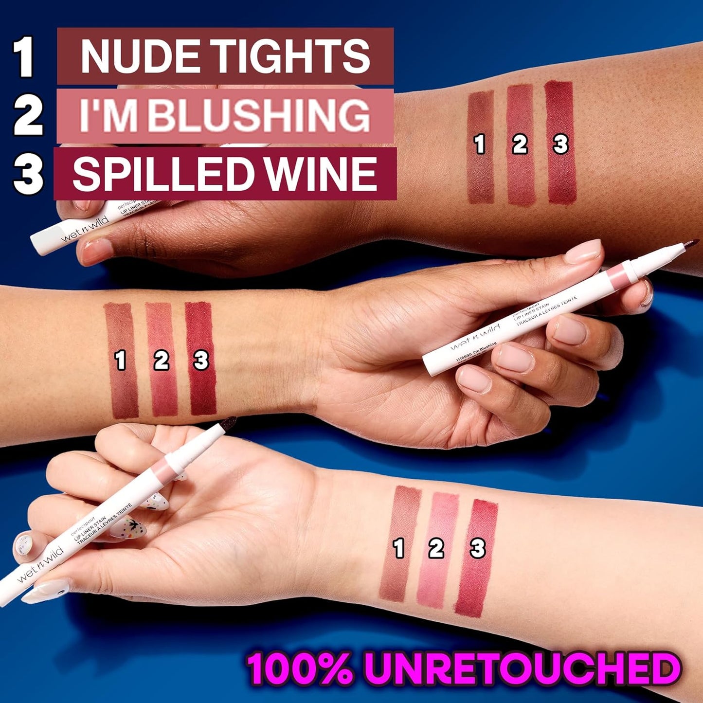 Wet n Wild Perfect Pout Lip Liner - Long-Lasting, Transfer-Proof Formula for Precision | Vegan & Cruelty-Free - Nude Tights