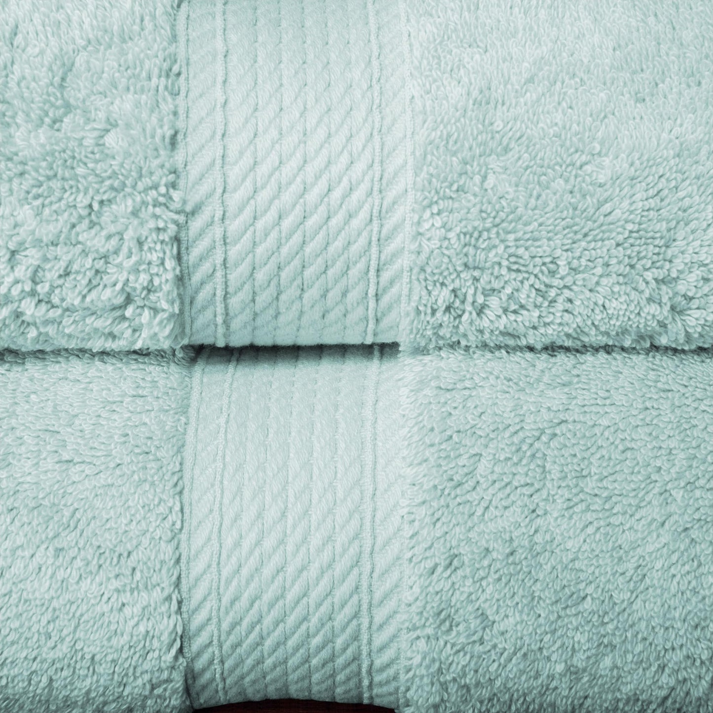 SUPERIOR Egyptian Cotton Ultra Plush & Absorbent, 10 Piece Set, Sea Foam