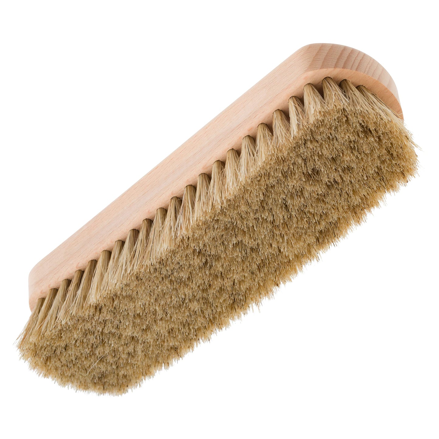 Redecker Natural Light Horsehair Shoe Shine Brush, Untreated Beechwood Handle, 6-1/2-Inches Long, Made in Germany
