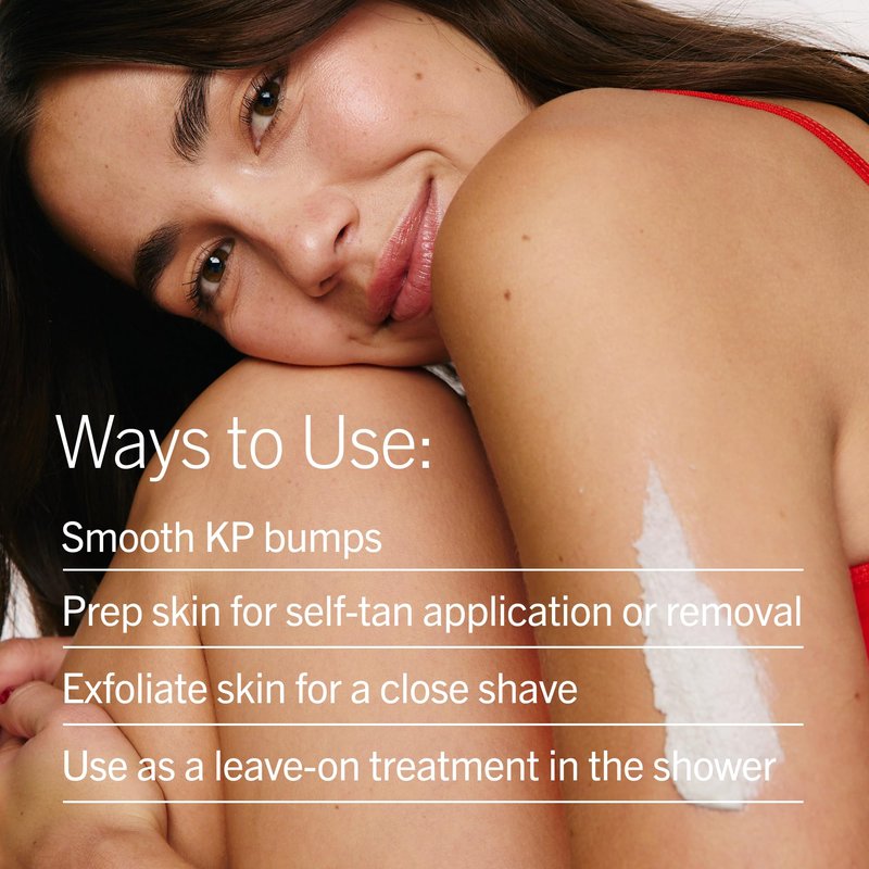 First Aid Beauty KP Bump Eraser Body Scrub with 10% AHA - Dermatologist-Tested Keratosis Pilaris Exfoliator - Support for Rough Bumps & Uneven Skin Texture - Sensitive Skin - 2 oz, Fresh Strawberry