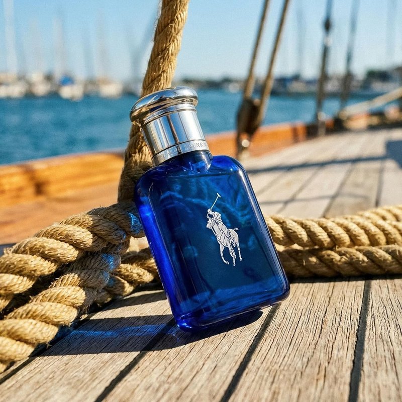 Ralph Lauren Fragrances - Polo Blue Men's Cologne - Aquatic & Fresh Eau de Toilette - Citrus, Sage, Suede Notes