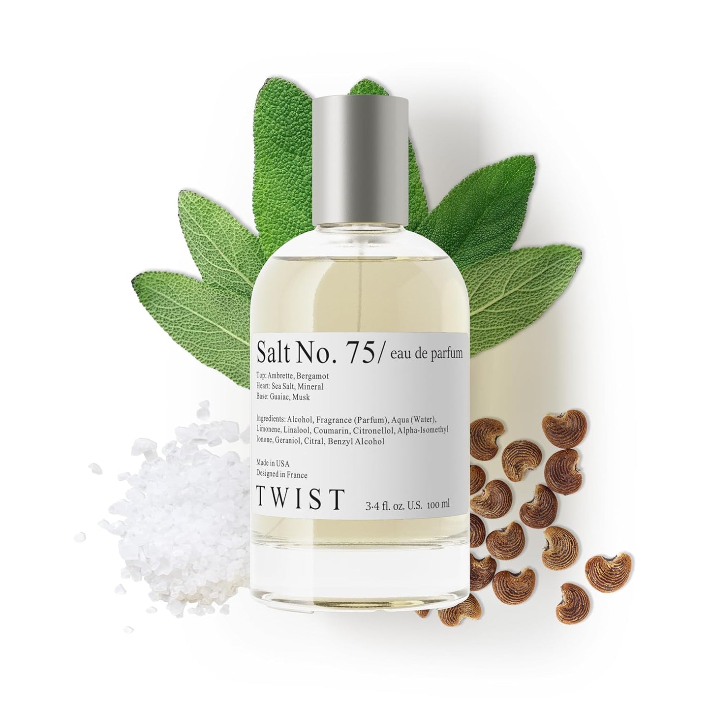 Twist Salt No. 75 Eau De Parfum - Unisex Long-Lasting Fragrance Inspired by J. Malone | 100 ml