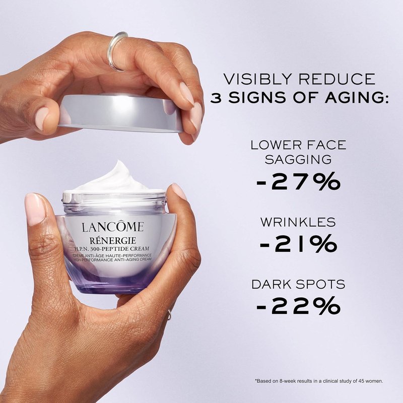 Lancôme Rénergie Skincare Trial Gift Set -Trial Set for Anti-aging Skincare Routine With Genifique Ultimate, Rénergie Day/Night Cream, and Eye Cream (1.6 Fl Oz)