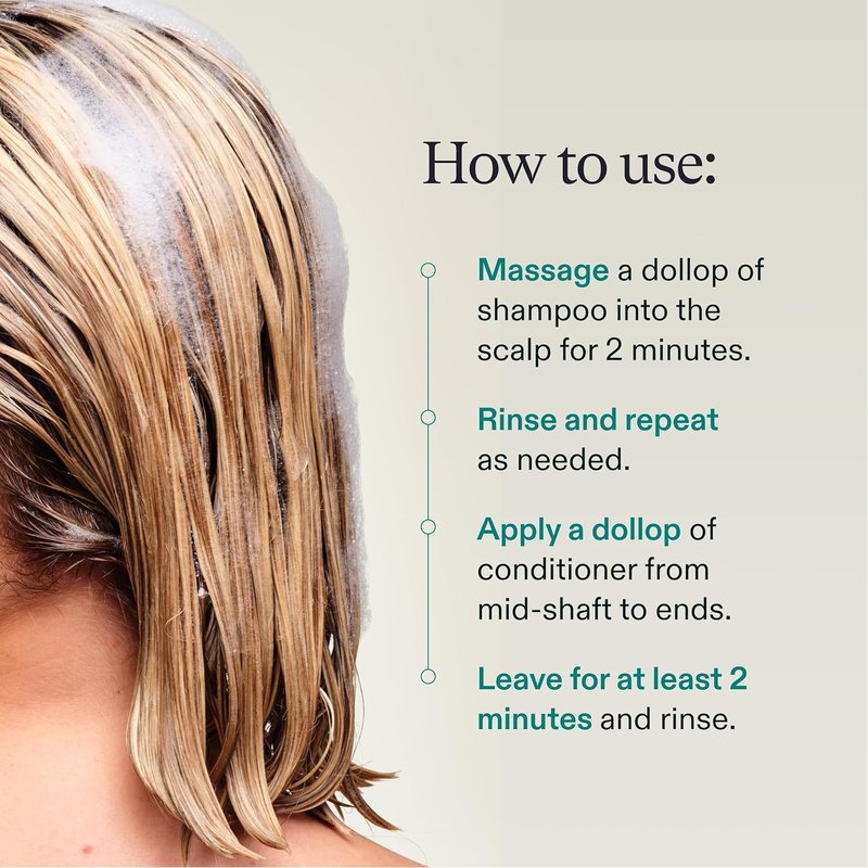 Nutrafol Shampoo - Cleanse & Hydrate Hair and Scalp | Boost Volume, Strength & Texture, Color Safe