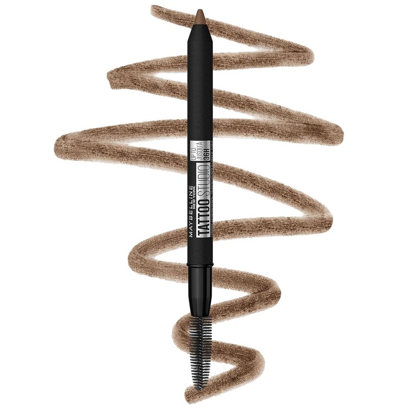 Maybelline TattooStudio Waterproof Eyebrow Pencil - Longwear, Pigmented Soft Brown | 1 Count