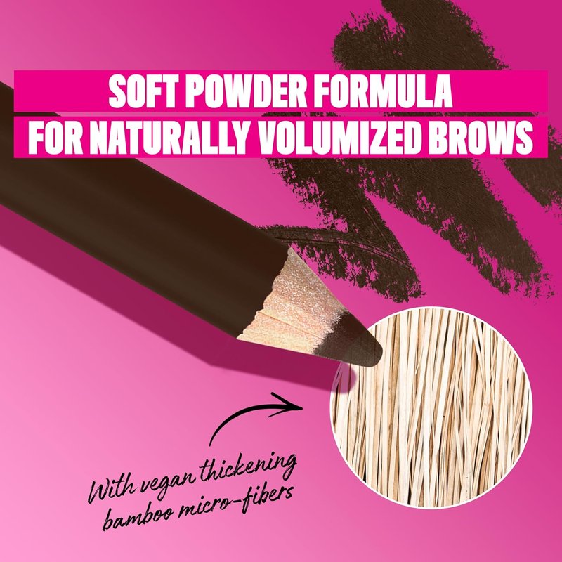 NYX PROFESSIONAL MAKEUP Brow Pencil - Buildable Volume for 12HR Wear, Vegan Formula | Brown