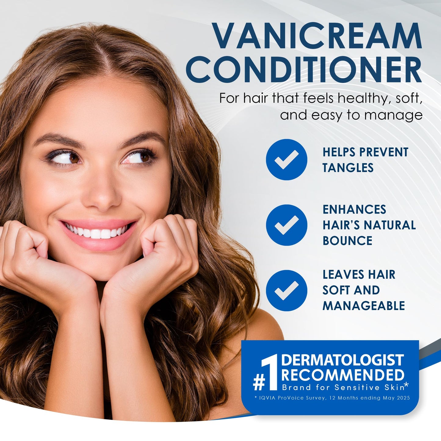 Vanicream Conditioner – pH Balanced Mild Formula Effective For All Hair Types and Sensitive Scalps - Free of Fragrance, Lanolin, and Parabens – 12 Fl Oz