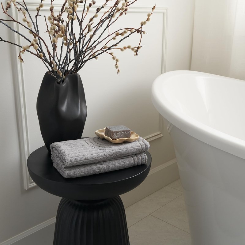 KIBAGA Decorative Hand Towels for Your Bathroom Or Kitchen – Luxurious Set of 2 Soft Boho Cotton Towels are Absorbent, Lightweight & Dry Quickly - Perfect to Elevate Any Bath Decoration at Home