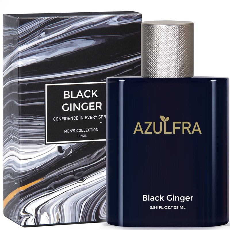 Azulfra Body Spray for Men, Mens Body Refreshing Spray, Notes of Lemon Ginger and Sandalwood, 3.56 Fl.Oz
