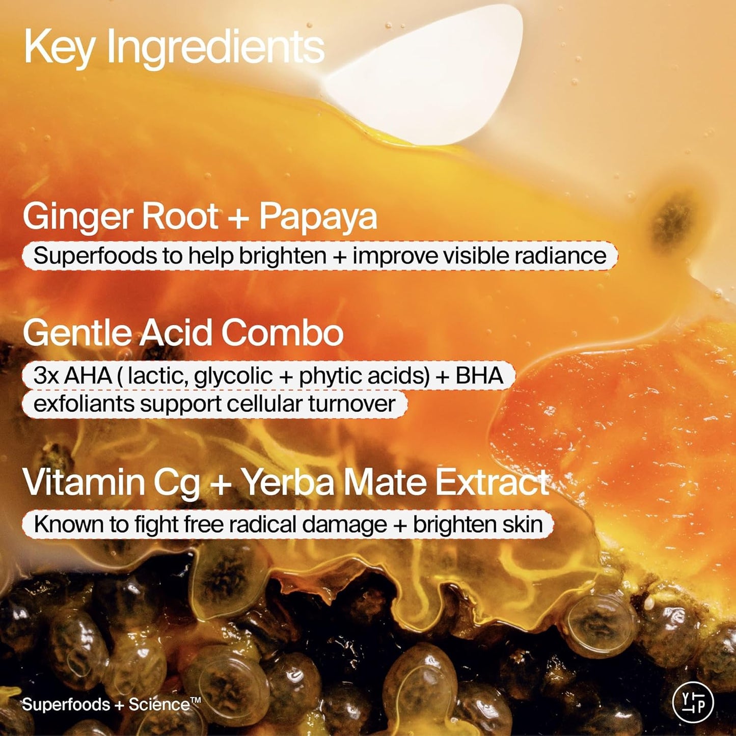 Youth To The People Superfruit Facial Cleanser - Gentle Exfoliating Face Wash with Papaya & Vitamin C for Radiant Skin, Sulfate-Free