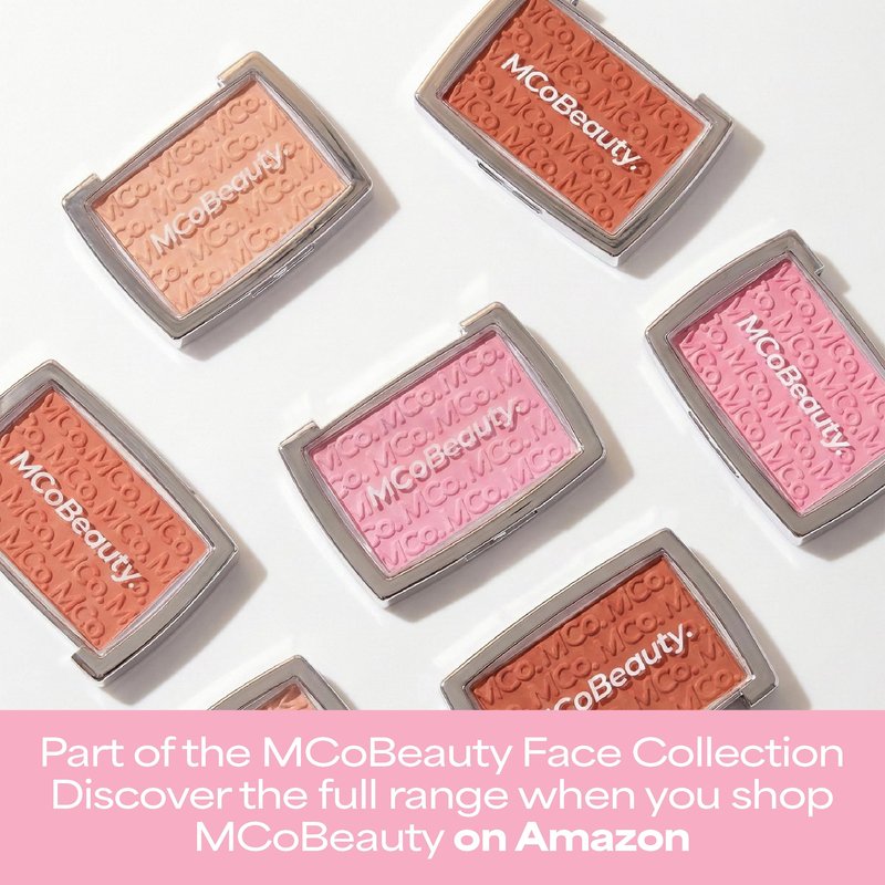 MCoBeauty Glow Up pH Powder Blush - Vivi Pink - Color Activated Soft Matte Blusher for Cheeks - Blendable, Buildable & Long Wearing Face Makeup - Natural Finish - Vegan & Cruelty Free