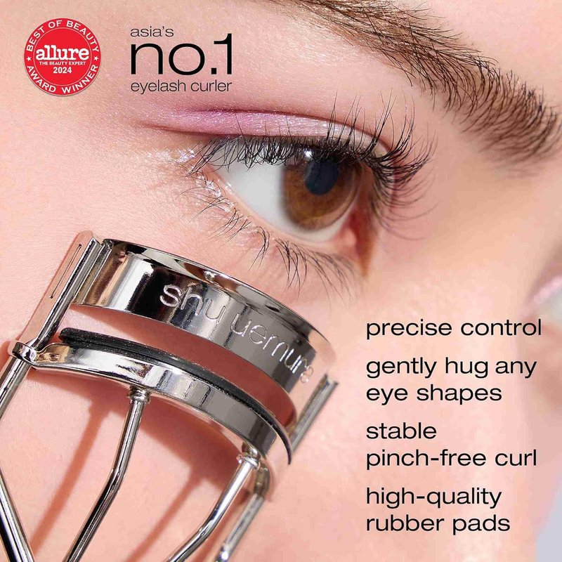 Shu Uemura Eyelash Curler - Precise Control & Long-Lasting Curl | Includes Silicone Replacement Pad