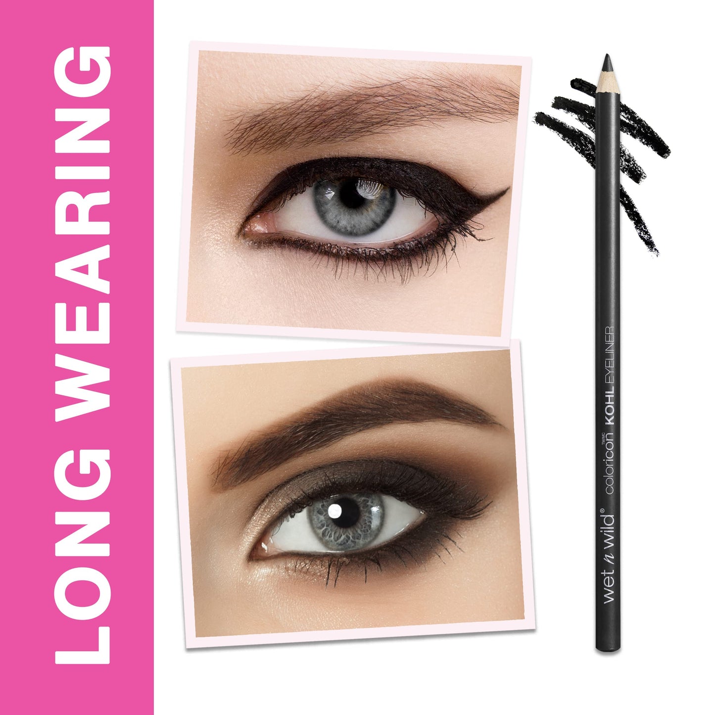 wet n wild Color Icon Kohl Eyeliner Pencil, Rich Hyper-Pigmented Color, Smooth Creamy Application, Long-Wearing Matte Finish Versatility, Cruelty-Free - Simma Brown Now! (Packaged)