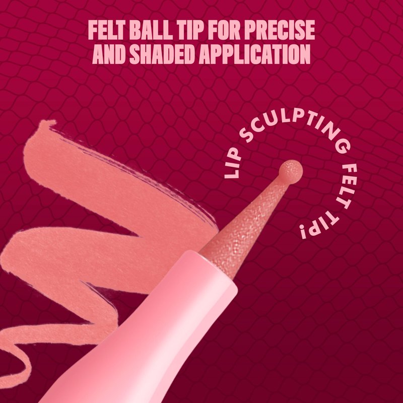 NYX PROFESSIONAL MAKEUP Lip Lingerie Liner Stain, Seamless Make Up with All-Day Stain, Waterproof Lip Stain Finish - Cuff Me